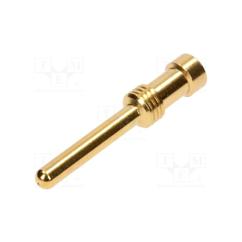 1 pcs x HARTING - 9332006123 - Contact, male, copper alloy, gold-plated, 2.5mm2, 14AWG, crimped