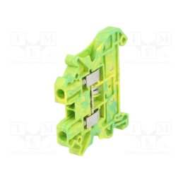 1 pcs x PHOENIX CONTACT - UT 2,5-PE 3044092 - Splice terminal: rail, 0.14÷2.5mm2, ways: 1, terminals: 2, 32A