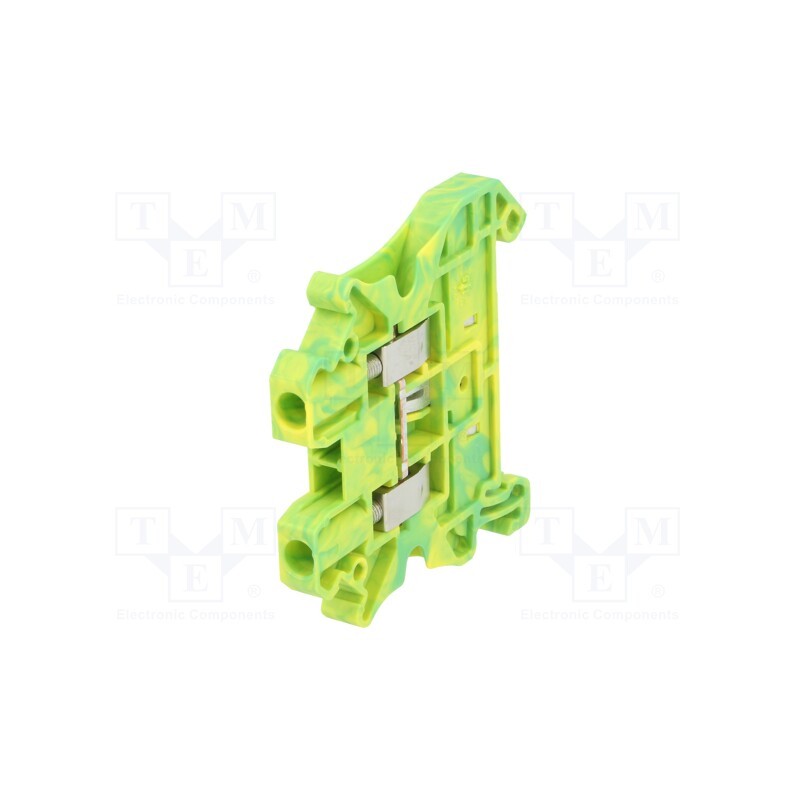 1 pcs x PHOENIX CONTACT - UT 2,5-PE 3044092 - Splice terminal: rail, 0.14÷2.5mm2, ways: 1, terminals: 2, 32A