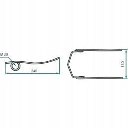 Reel finger 52500548