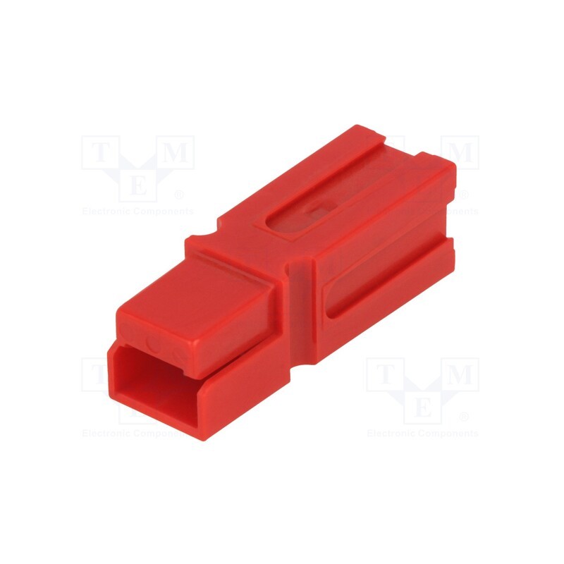 1 pcs x ENCITECH - 1130-0101-04 - Plug, wire-wire, 75A, hermaphrodite, PIN: 1, w/o contacts, red
