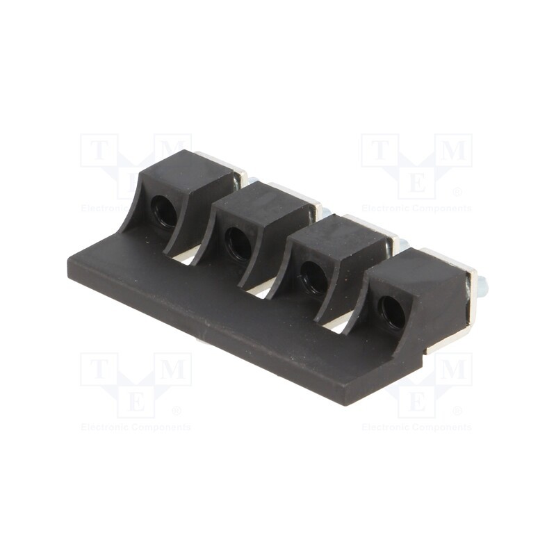 1 pcs x POKu00d3J - A42-5433 - Screw bridge, ways: 4, black, ZUG-10