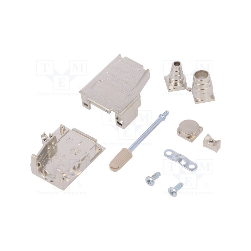 1 pcs x ENCITECH - 6260-0106-01 - Enclosure: for D-Sub connectors, D-Sub 9pin,D-Sub HD 15pin