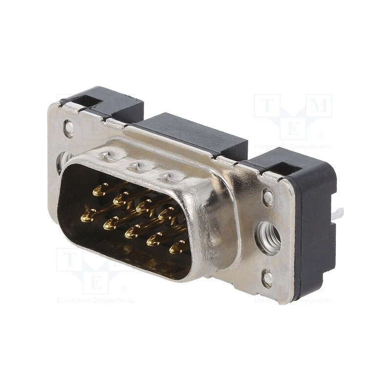 1 pcs x HARTING - 9651617711 - D-Sub, PIN: 9, socket, male, straight, THT, M3, Type: PCB snap-in