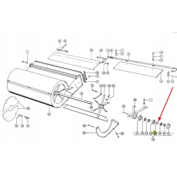 500894 0 washer for the fan blower axis