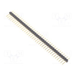 1 pcs x FISCHER ELEKTRONIK - SL11.112.36G - Pin header, pin strips, male, PIN: 36, straight, 2.54mm, THT, 1x36