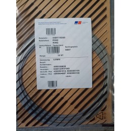 Cylinder liner spacer 0 5 mm mtu 4420110259