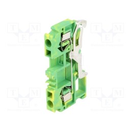 1 pcs x DEGSON ELECTRONICS - WS-4-PE - Splice terminal: rail, 0.2÷4mm2, ways: 1, terminals: 2, Width: 6mm