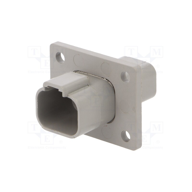 1 pcs x BULGIN - PX0112P04GY - Connector: wire-wire, PX0, male, plug, for panel mounting, PIN: 4