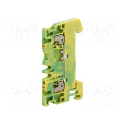 1 pcs x WEIDMu00dcLLER - 1552680000 A2C 1.5 PE - Splice terminal: rail, 1.5mm2, ways: 1, terminals: 2, yellow-green