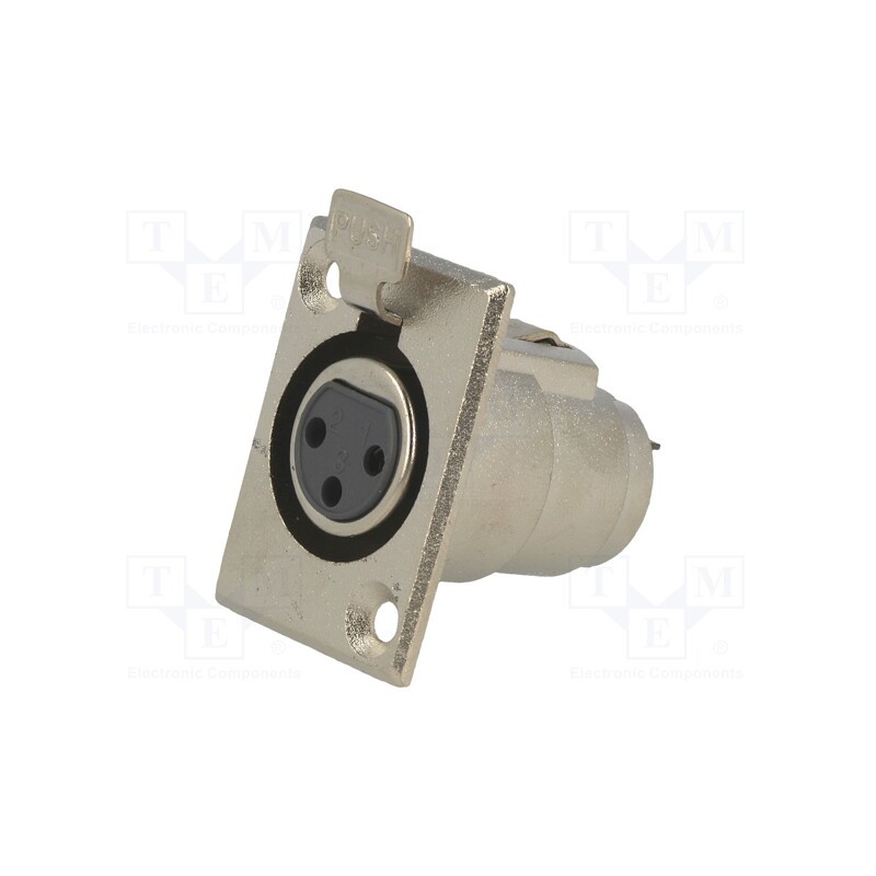 1 pcs x NINIGI - XLR-3G-C - Socket, XLR, female, PIN: 3, soldering, XLR standard