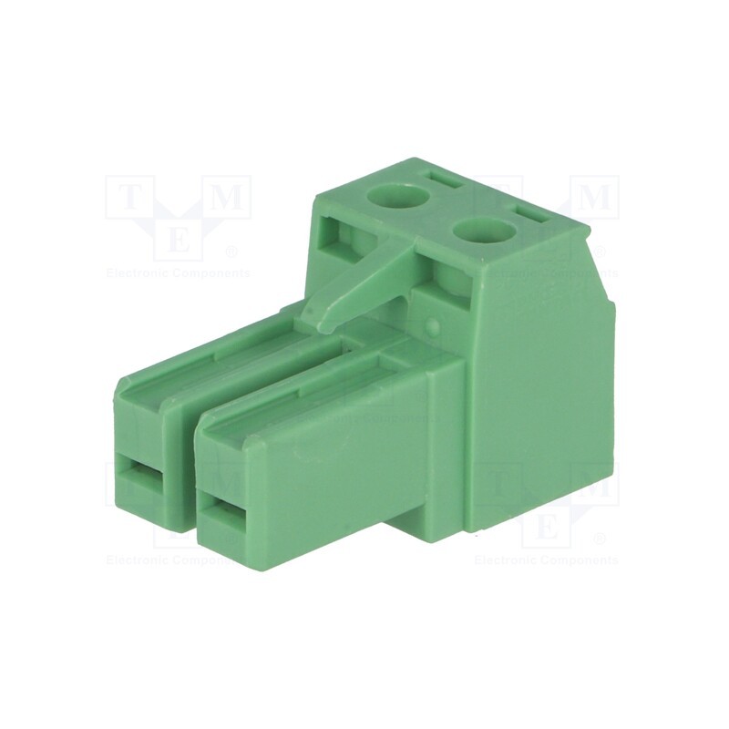 1 pcs x PHOENIX CONTACT - PC 4/ 2-ST-7,62 1804904 - Pluggable terminal block, 7.62mm, ways: 2, straight, plug, female