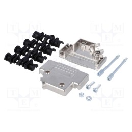 1 pcs x MH CONNECTORS - MHD45PK25-K - Enclosure: for D-Sub connectors, D-Sub 25pin,D-Sub HD 44pin