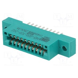 1 pcs x EDAC - 345-020-520-202 - Card edge, PIN: 20, soldering, on PCBs, gold-plated, 2.54mm, 345