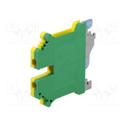 1 pcs x DEGSON ELECTRONICS - PC2.5-PE-01P-1Y-00A(H) - Splice terminal: rail, 0.2÷2.5mm2, ways: 1, terminals: 2, PC