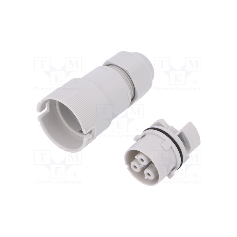 1 pcs x AAG STUCCHI - 3702/V - Connector: AC supply, screw terminal, female, 9÷12mm, 1÷2.5mm2