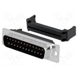 1 pcs x Amphenol Communications Solutions - L17DBFRA25P - D-Sub, PIN: 25, plug, male, for ribbon cable, IDC, Contacts: brass