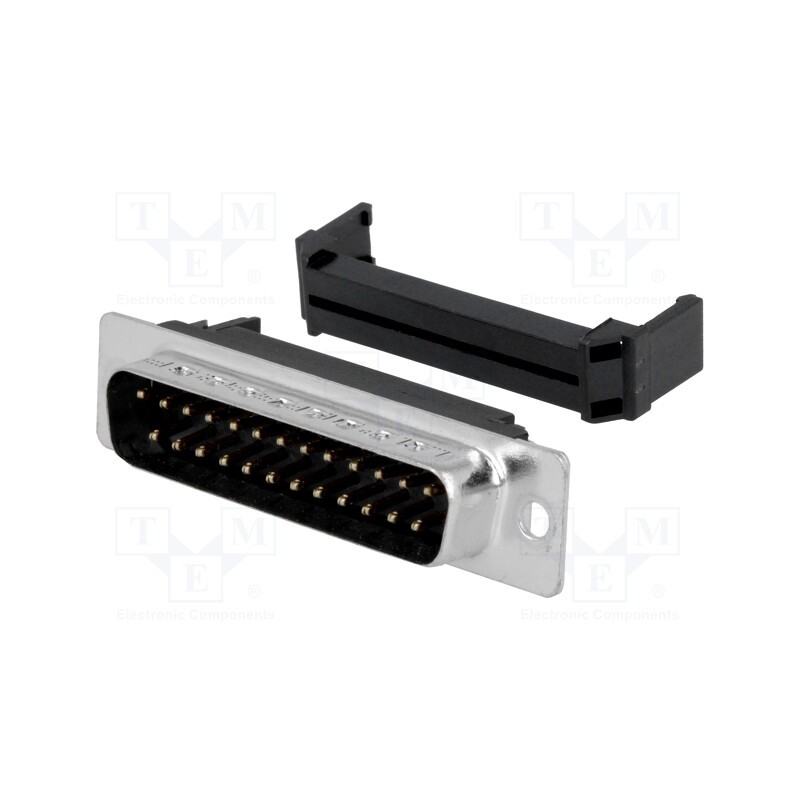 1 pcs x Amphenol Communications Solutions - L17DBFRA25P - D-Sub, PIN: 25, plug, male, for ribbon cable, IDC, Contacts: brass