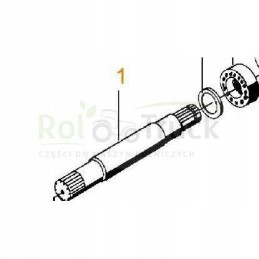Drive shaft of the Kemper LCA64781 angular gear