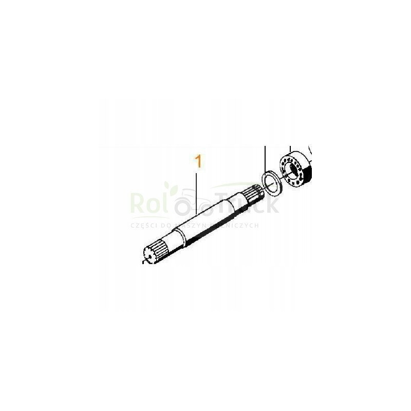 Drive shaft of the Kemper LCA64781 angular gear