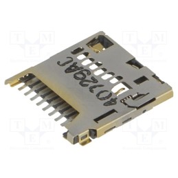1 pcs x MOLEX - 5033981892 - Connector: for cards, microSD, push-push, SMT, gold-plated