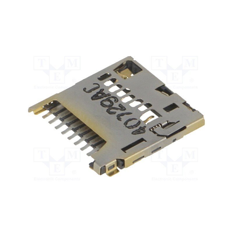 1 pcs x MOLEX - 5033981892 - Connector: for cards, microSD, push-push, SMT, gold-plated
