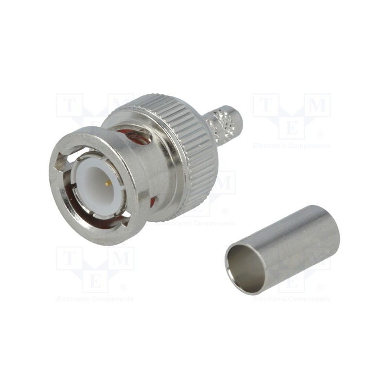1 pcs x AMPHENOL RF - B1121A1-ND3G-1A-50 - Plug, BNC, male, KX23,M17-84,RG142,RG223,RG400,RG55, for cable