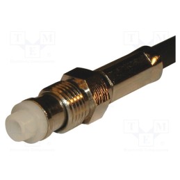 1 pcs x AMPHENOL RF - 192102 - Plug, FME, female, straight, crimped, for cable, Insulation: POM