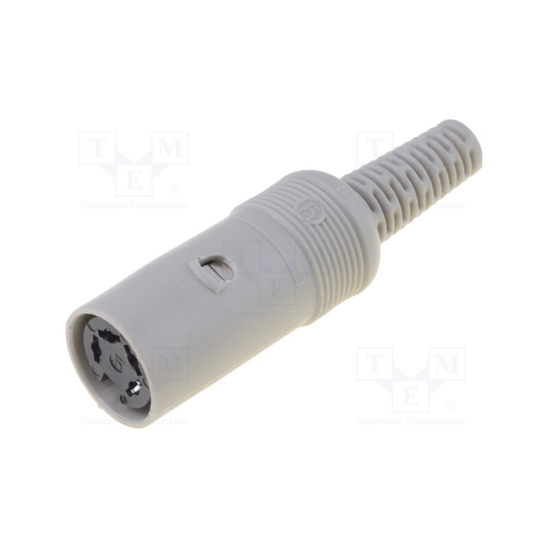 1 pcs x HIRSCHMANN - 930150517 MAK 40 - Plug, DIN, female, PIN: 4, Layout: 216°, straight, for cable