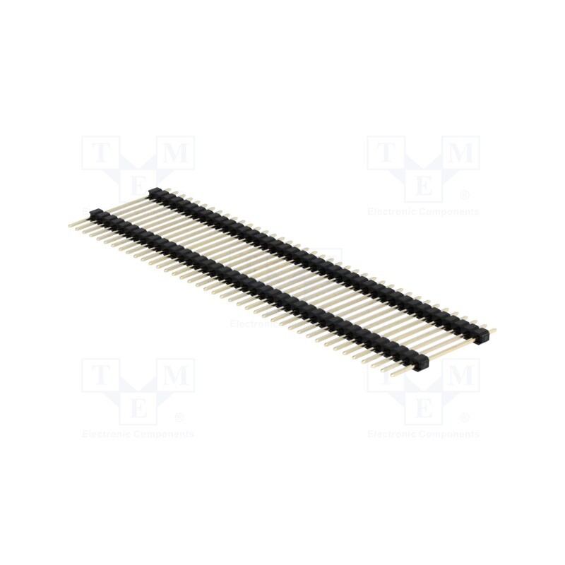 1 pcs x NINIGI - ZL2029-40 - Pin header, pin strips, male, PIN: 40, double deck, straight, THT