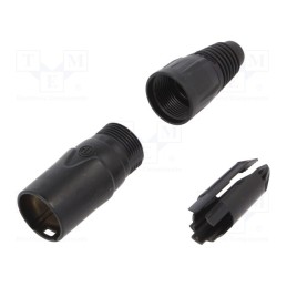 1 pcs x NEUTRIK - NE8MX-B-1 - ETHERCON CABLE CON. BLACK