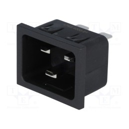 1 pcs x SCHURTER - 4793.4000.21 - Connector: AC supply, socket, male, 16A, 250VAC, IEC 60320