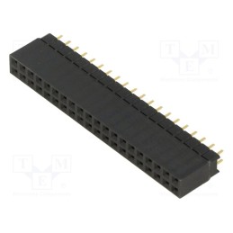 1 pcs x HARWIN - M20-6112045 - Socket, pin strips, female, 2.54mm, PIN: 40, THT, on PCBs, straight