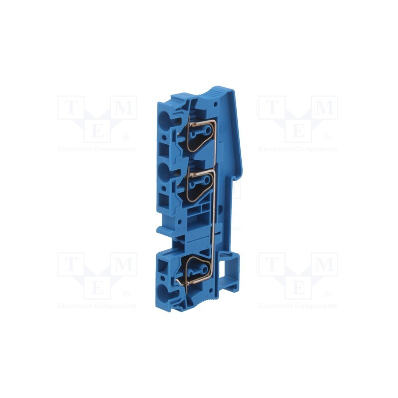 1 pcs x PHOENIX CONTACT - 3036479 - Splice terminal: rail, 0.2÷6mm2, ways: 1, terminals: 3, blue, ST