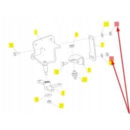 101864035 regular 6-point nut m10 rostselmash