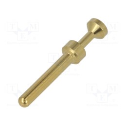 1 pcs x HARTING - 9330006117 - Contact, male, copper alloy, gold-plated, 0.14÷0.37mm2, Han E®