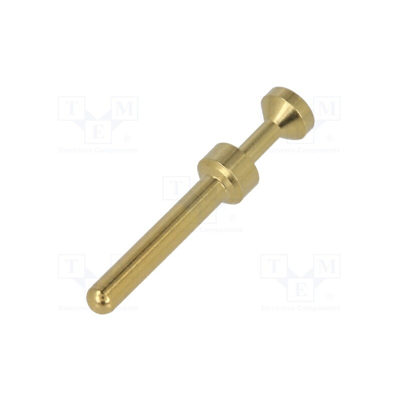 1 pcs x HARTING - 9330006117 - Contact, male, copper alloy, gold-plated, 0.14÷0.37mm2, Han E®