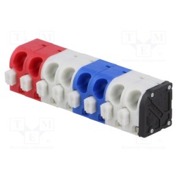 1 pcs x ECE - ETBM50080C4C1Z - PCB terminal block, angled 45°, 5mm, ways: 8, on PCBs, 0.75mm2