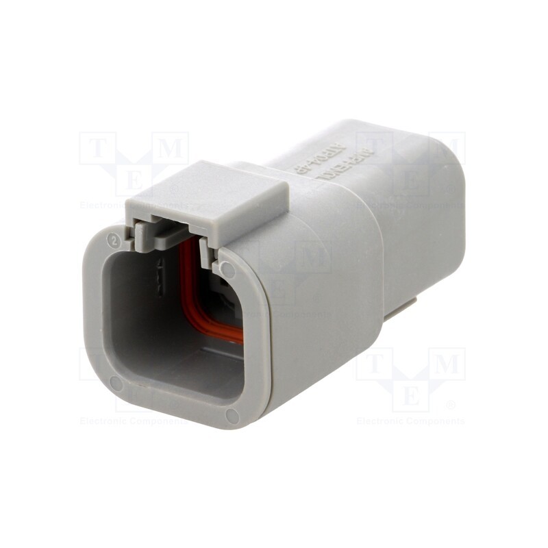 1 pcs x AMPHENOL - ATP04-4P - Connector: wire-wire, ATP, male, plug, for cable, PIN: 4, grey