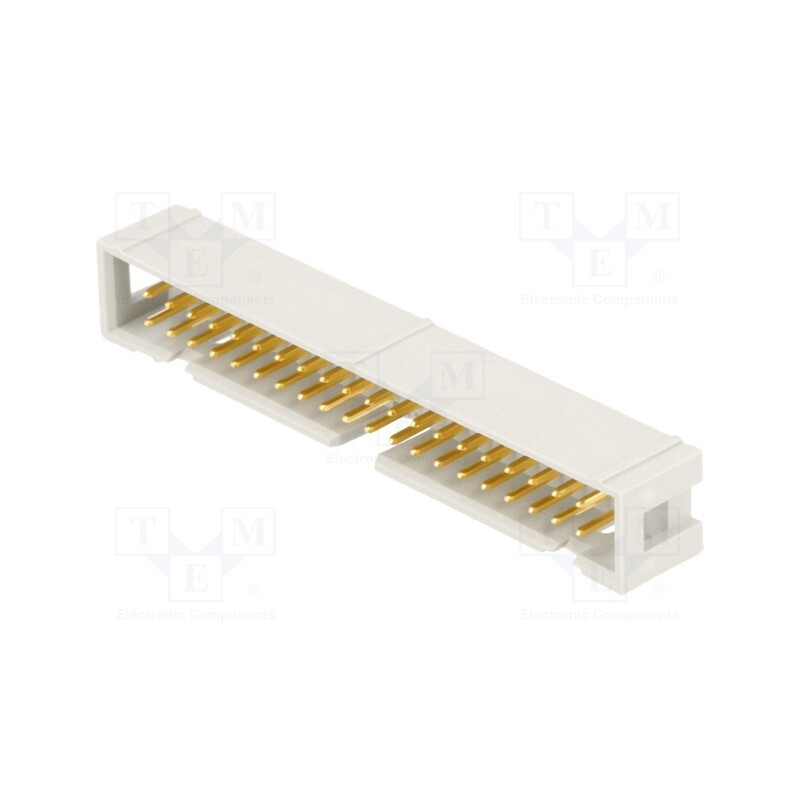 1 pcs x HARTING - 9185406324 - Socket, IDC, male, PIN: 40, straight, THT, 1.27mm, Layout: 2x20