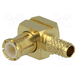 1 pcs x NINIGI - MCX-01 - Plug, MCX, male, angled 90°, 50Ω, RG174,RG188,RG316, for cable