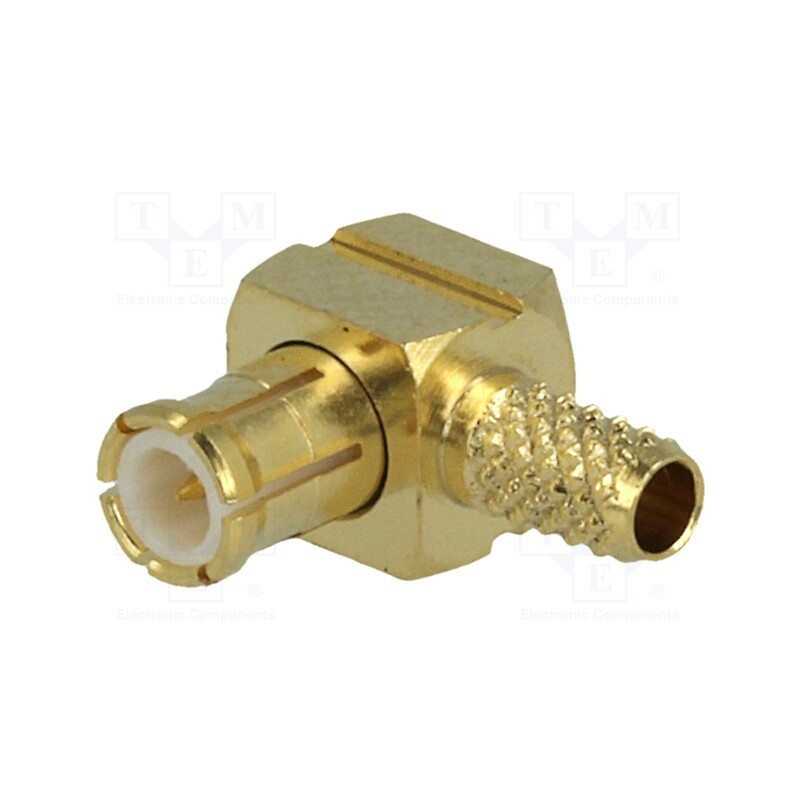 1 pcs x NINIGI - MCX-01 - Plug, MCX, male, angled 90°, 50Ω, RG174,RG188,RG316, for cable