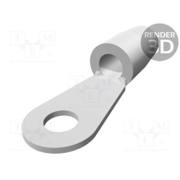 1 pcs x TE Connectivity - 324043 - Tip: ring, Ø: 4.82mm, 6.64÷10.5mm2, crimped, for cable, insulated