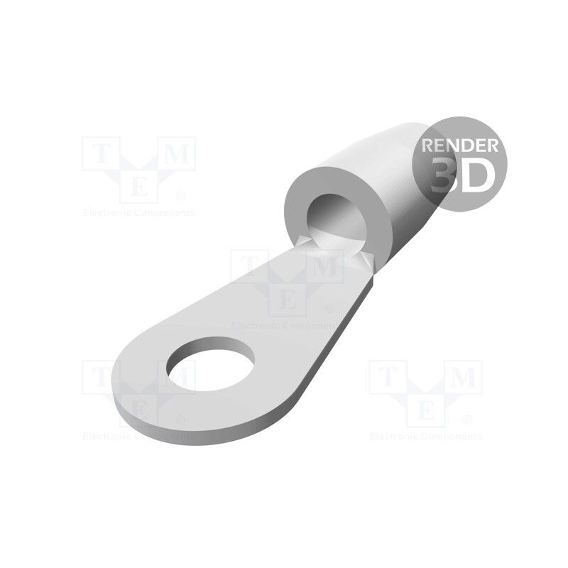 1 pcs x TE Connectivity - 324043 - Tip: ring, Ø: 4.82mm, 6.64÷10.5mm2, crimped, for cable, insulated