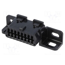 1 pcs x MOLEX - 511161601 - Connector: diagnostic OBD II, female, socket, for panel mounting