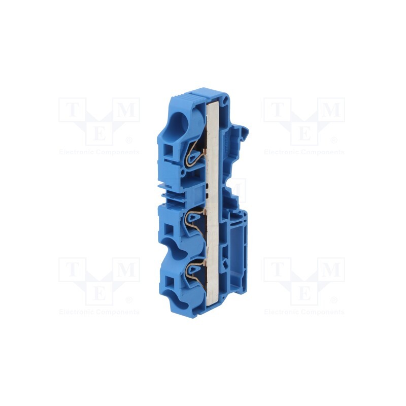 1 pcs x TE Connectivity - 1SNK712021R0000 (ZK16-3P-BL) - Splice terminal: rail, 0.5÷16mm2, ways: 1, terminals: 3, blue, SNK