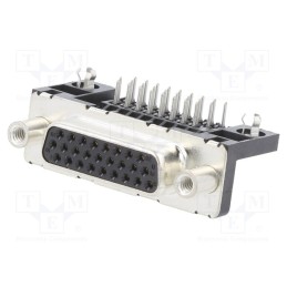 1 pcs x Amphenol Communications Solutions - ICD26S13E4GV00LF - D-Sub, PIN: 26, socket, female, on PCBs, straight, THT, 5A, -55÷1