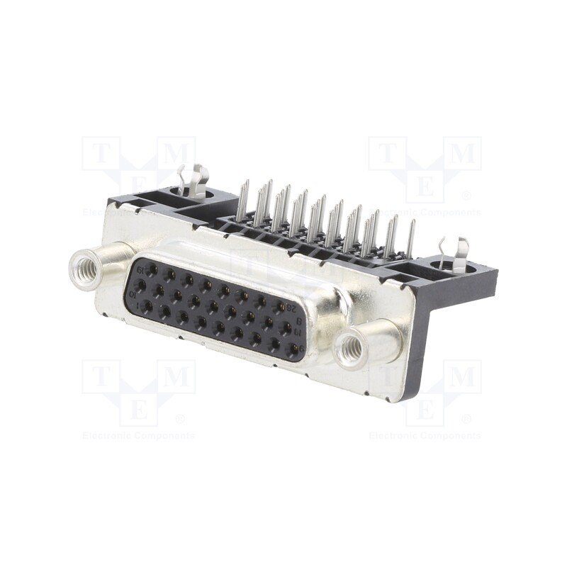 1 pcs x Amphenol Communications Solutions - ICD26S13E4GV00LF - D-Sub, PIN: 26, socket, female, on PCBs, straight, THT, 5A, -55÷1