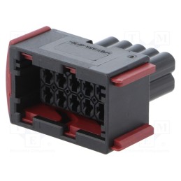 1 pcs x TE Connectivity - 1-967240-1 - Connector: automotive, JPT, female, plug, for cable, PIN: 10, black