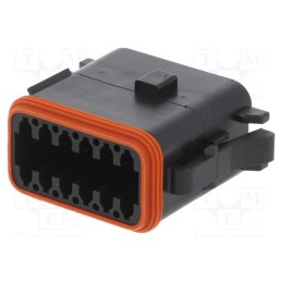 1 pcs x AMPHENOL - AT06-12SB - Connector: wire-wire, AT, female, plug, for cable, PIN: 12, black